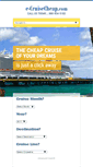 Mobile Screenshot of e-cruisecheap.com