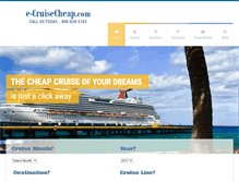 Tablet Screenshot of e-cruisecheap.com